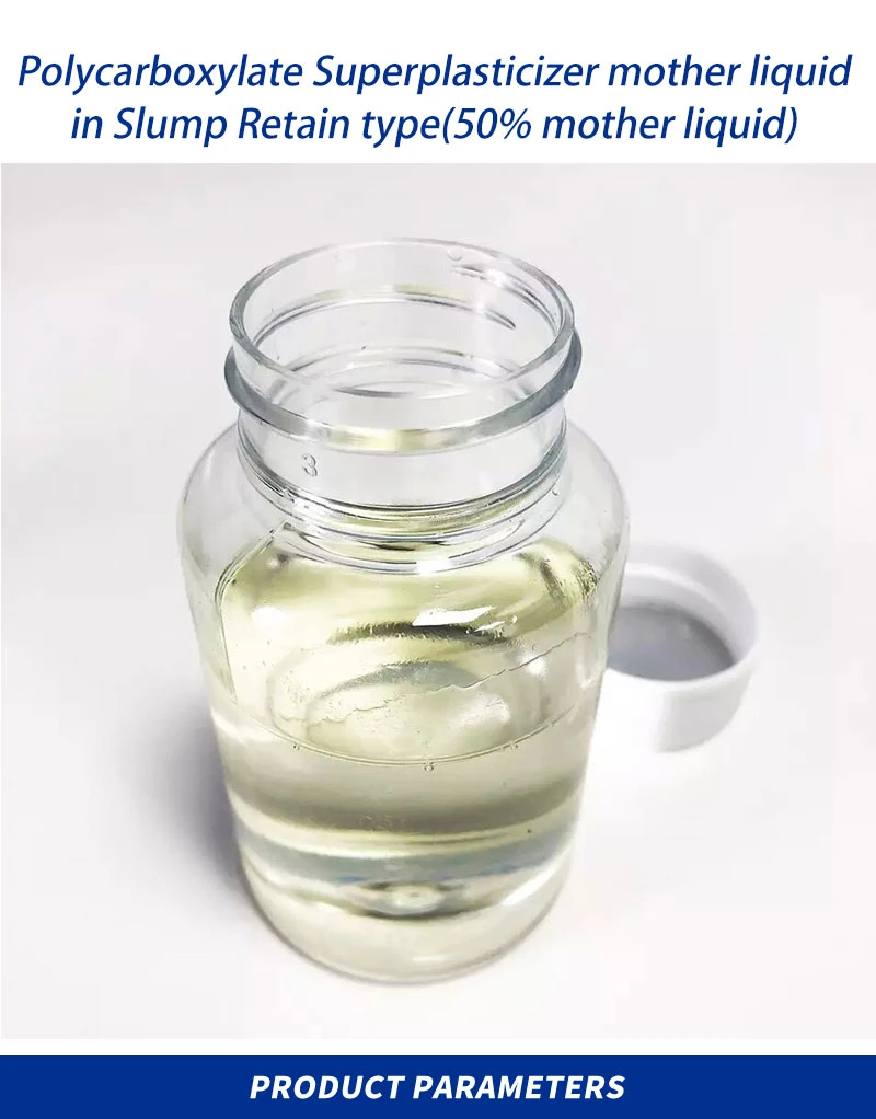 Slump Retention Liquid 50% for High-Strength Concrete China Supplier Polycarboxylate Superplasticizer