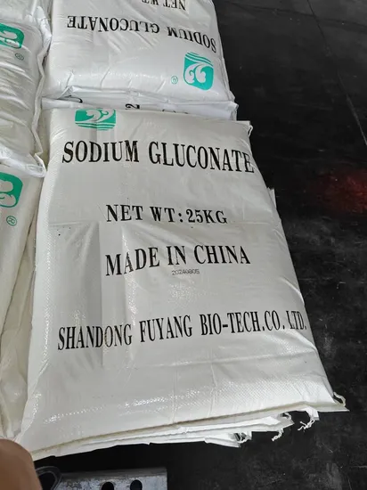 Sodium Gluconate Tech Grade Good Qualtiy White Concrete Admixtures of Sodium Gluconate for Concrete Retarder 527-07-1 98%Min 25kg/Bag